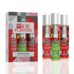 Набір їстівних лубрикантів на водній основі JO Tri-Me Triple Pack – Flavors (3 х 30 мл), три смаки