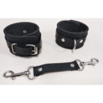 Наручники Feral Feelings – Hand Restraints, натуральна шкіра, чорні