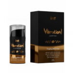 Рідкий вібратор Intt Vibration – Coffee (Кава), 15 мл, їстівний, зігріваючий ефект
