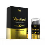 Рідкий вібратор Intt Vibration – Vodka (Алкогольний енергетик), 15 мл, їстівний, зігріваючий ефект
