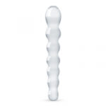 Скляний ділдо у вигляді намистин Gildo Glass Dildo No. 19