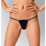 Жіночі трусики XS-2XL із силіконовою анальною пробкою Art of Sex – Sexy Panties plug size L Black
