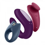 Набір Satisfyer Partner Box 3 (вібратор для пар Double Joy + ерекційне кільце Royal One + вібратор в трусики Sexy Secret)